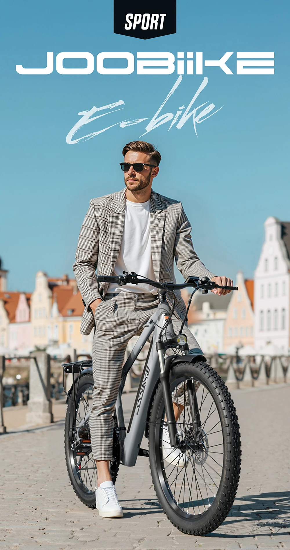 JOOBIKE JOO2 Erwachsenen-Elektrofahrrad E-Mountainbike 48V16AH Akku 29 Zoll Urban Commuting Elektrofahrräder – Detail 1