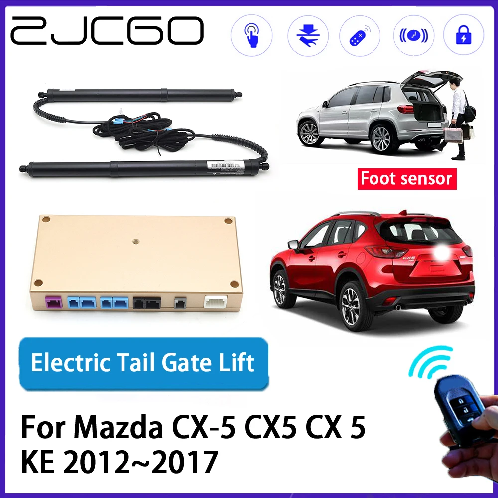 

ZJCGO Car Auto Trunk intelligent Electric Tail Gate Lift Automatic Tailgate Opener for Mazda CX-5 CX5 CX 5 KE 2012~2017