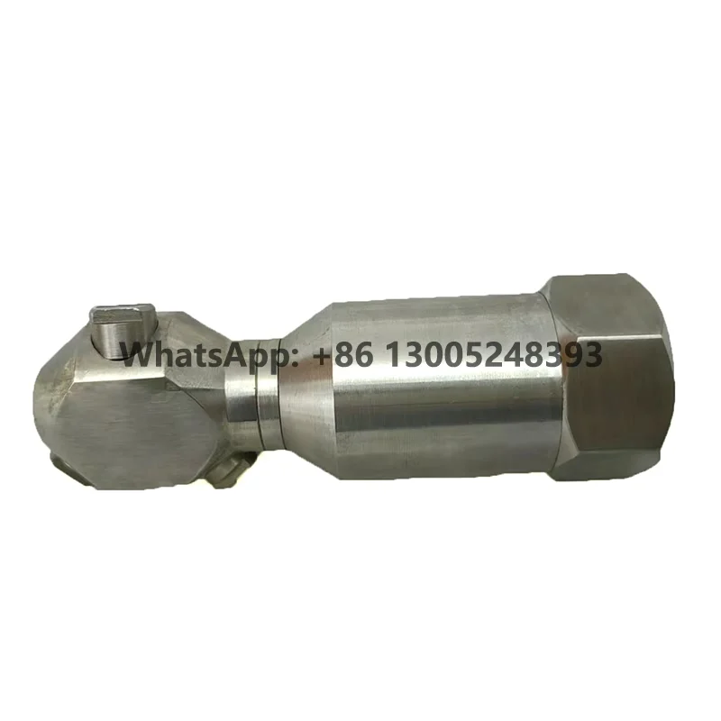 

Container Rotating Washing Nozzle Stainless Steel 360 Degree Rotary Spray Ball Sanitary Female CIP Tank Cleaning Head 1/2" 3/4"
