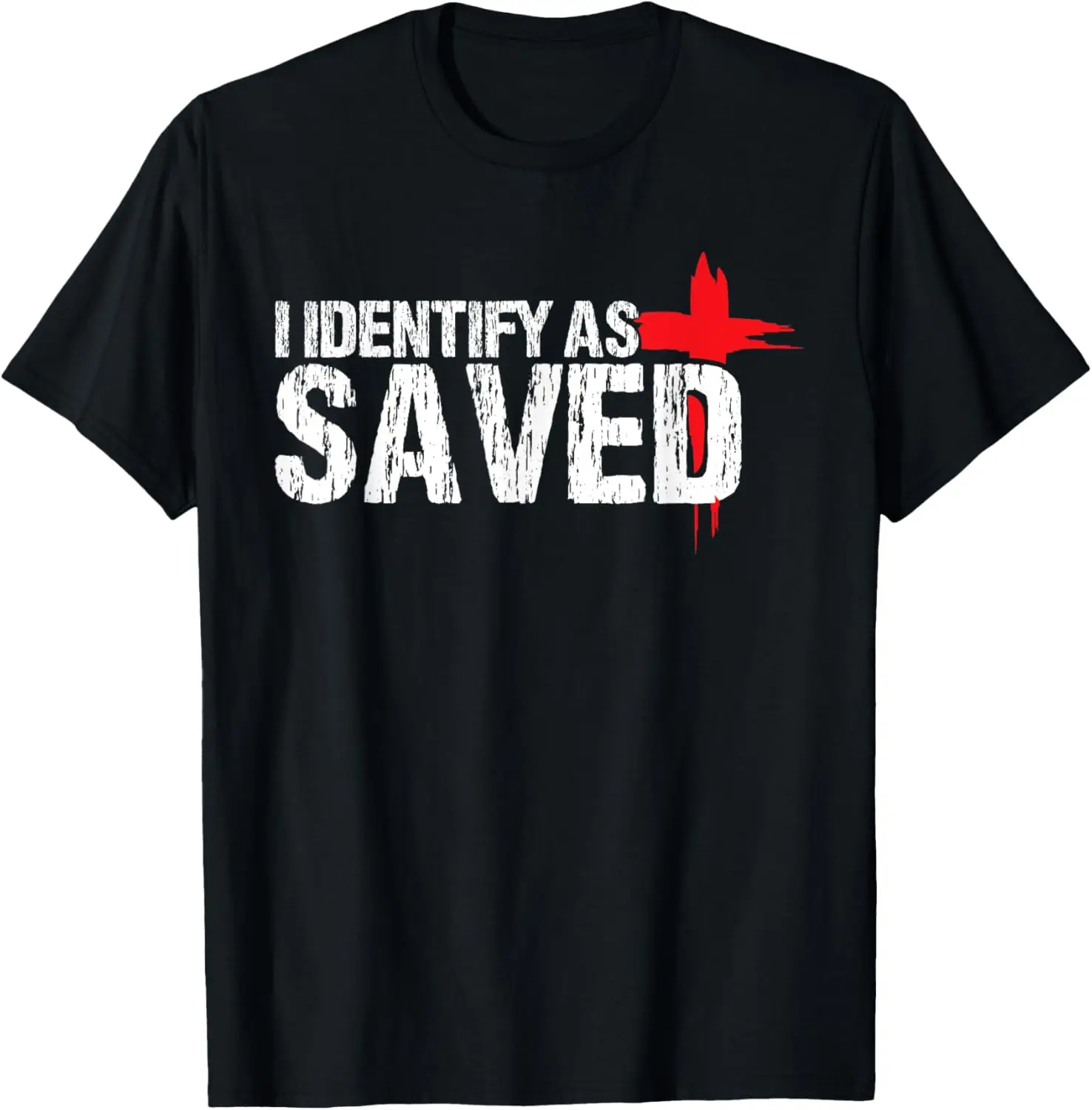 

I Identify As Saved Christian Baptism T-Shirt