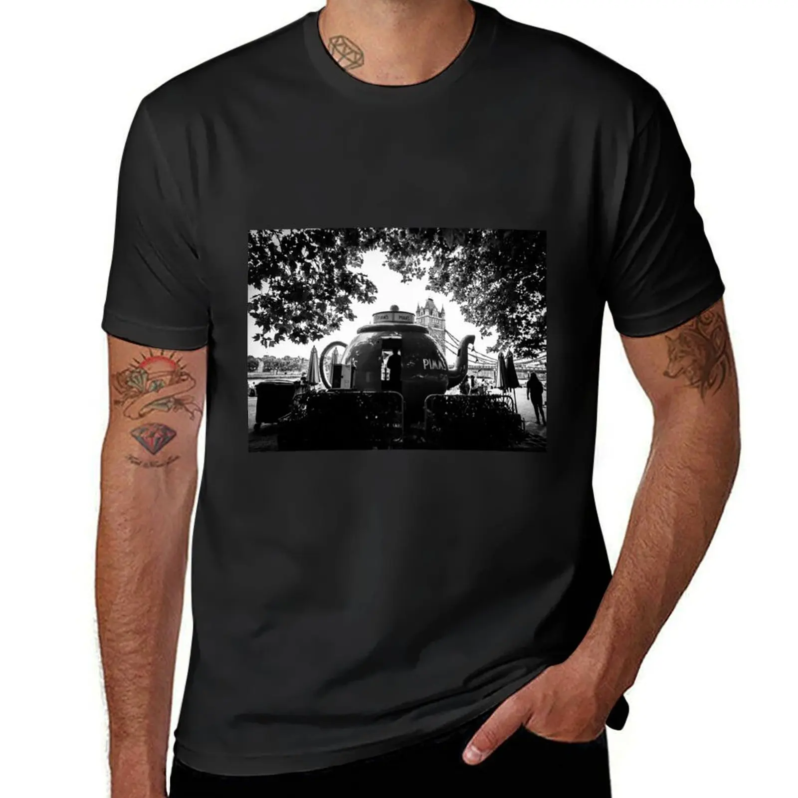 

Pimms O'Clock T-Shirt vintage summer clothes animal prinfor boys summer tops heavy weight t shirts for men