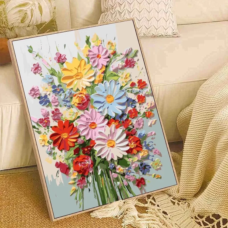 

5142081 Digital oil painting living room decorative painting sofa background wall hanging painting
