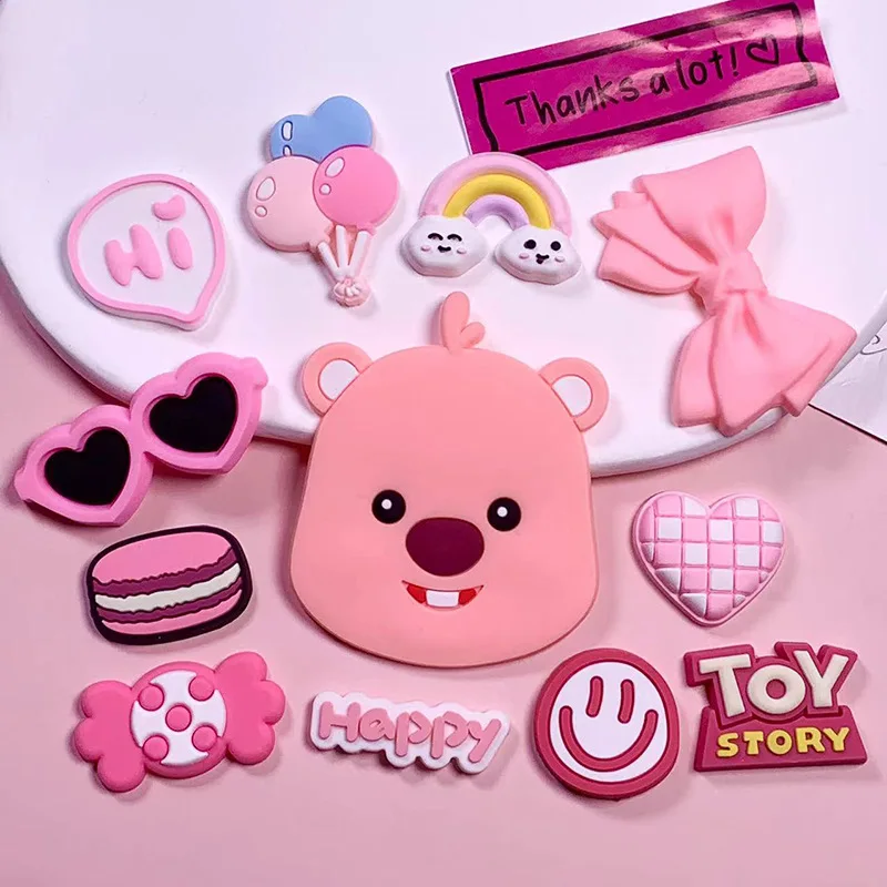 Miniso Hot Cartoon Beaver Loopy Ruby Dropper DIY Accessories Shoes Accessories Party Gifts