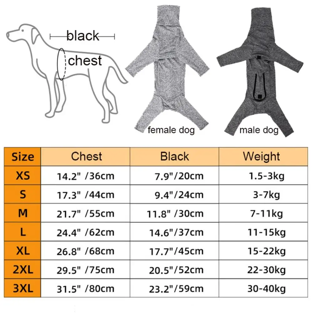 Breathable Pet Sterilization Suit Dog Surgery Recovery Clothes for Small Large Dogs Anti-Licking Puppy Cats Vest Bulldog Costume