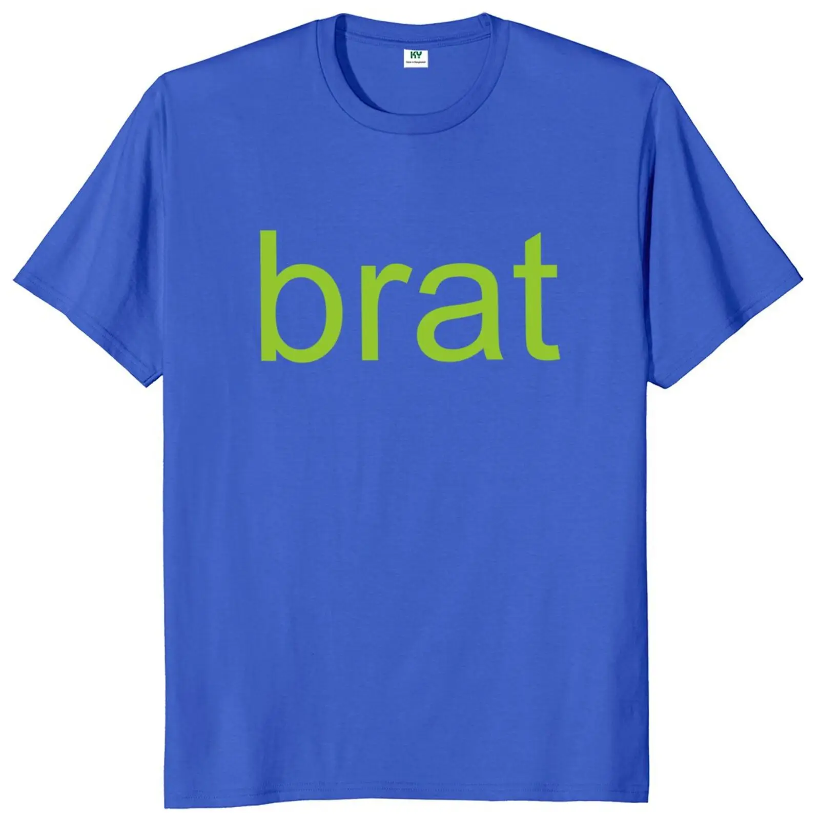 เสื้อยืดฤดูร้อน Brat แฟนเพลงแสลงตลกเสื้อยืด Y2k 100% ผ้าฝ้ายลำลองนุ่มใส่ได้ทั้งชายและหญิงเสื้อยืดขนาดยุโรป