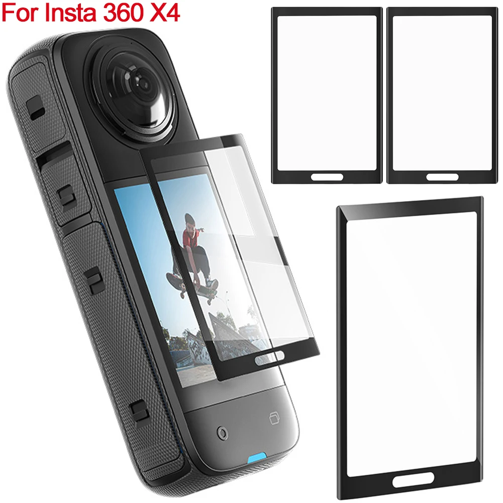 Screen Glass Protective Film For Insta 360 X4 Anti-Scratch Full Coverage Protective Film For Insta 360 X4 Camera Accessories