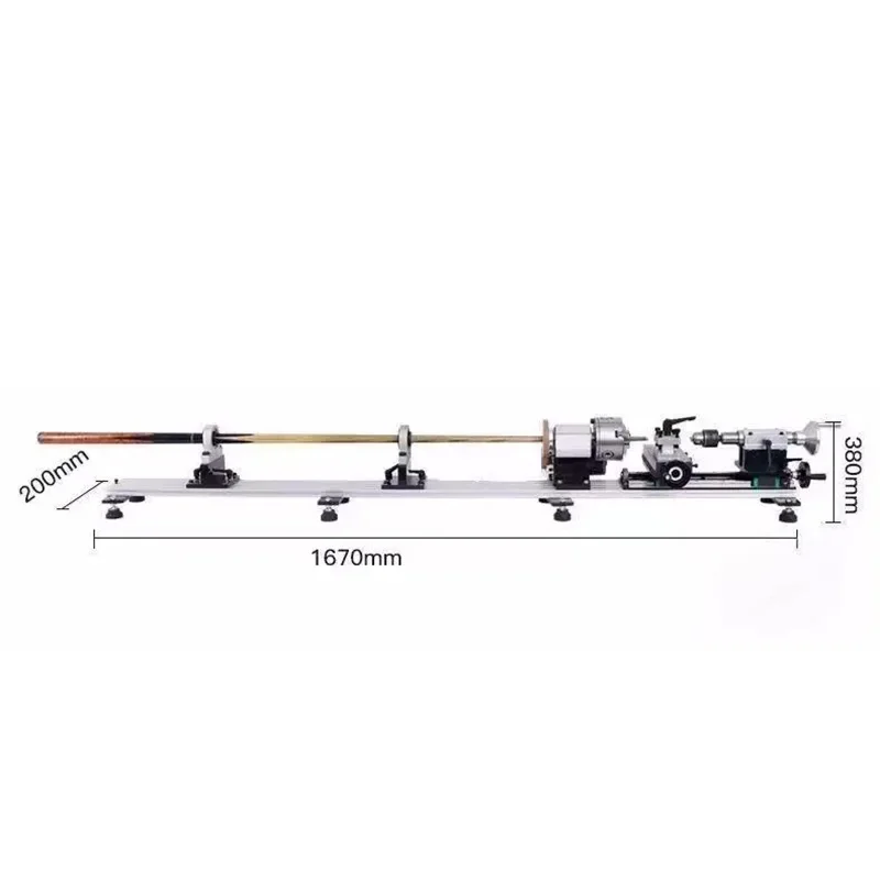 Multi-function Pool Cue Repair Lathe Machine, Billiard Cue Stick Repair Machine for Tip Ferrule and Copper Ring Replacement