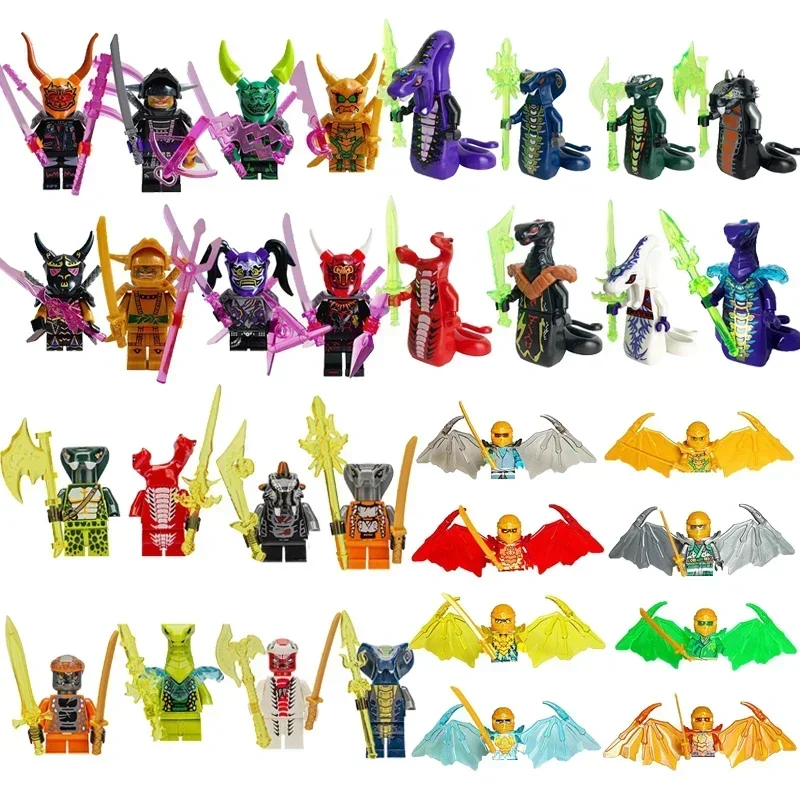 8 шт./компл. аниме фигурки ниндзя Morro Nadakhan Lloyd Kai Jay Zane Cole Nya строительные блоки мини-фигурки кирпичи игрушки подарки