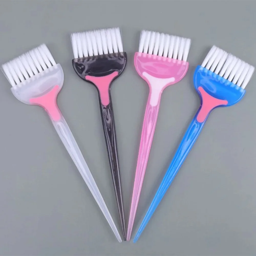 Hair Dye Hair Brush Professional PP Handle Natural Hair Brushes Resin Fluffy Comb Barber Fashion Hairstyle Design Tool