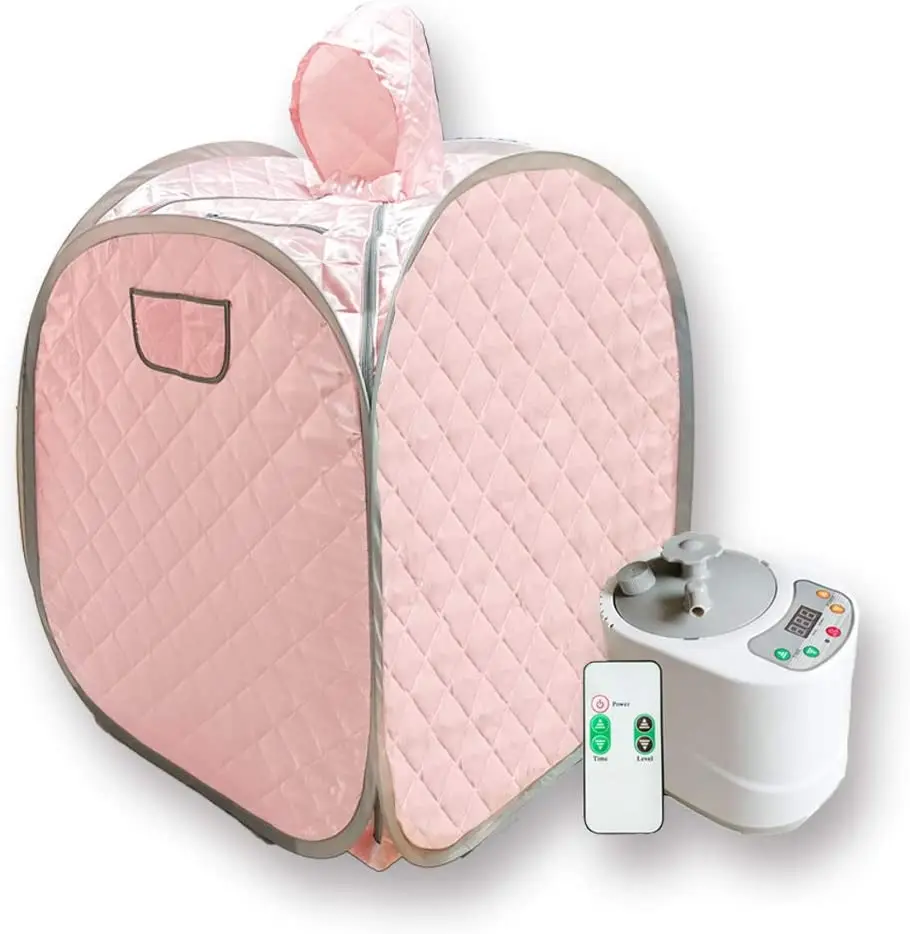 

Portable Sauna Tent Home Personal Spa Lightweight with 2L Steamer