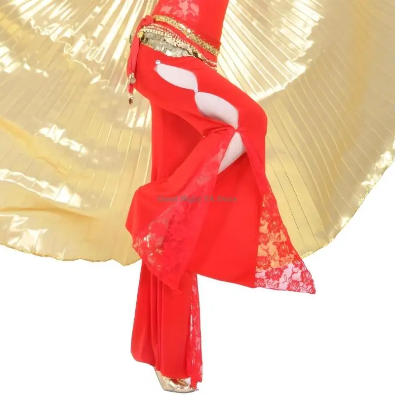 Quần Bellydance khô nhanh Nhiều màu sắc Thiết thực Trang phục khiêu vũ thoải mái Sử dụng trên sân khấu