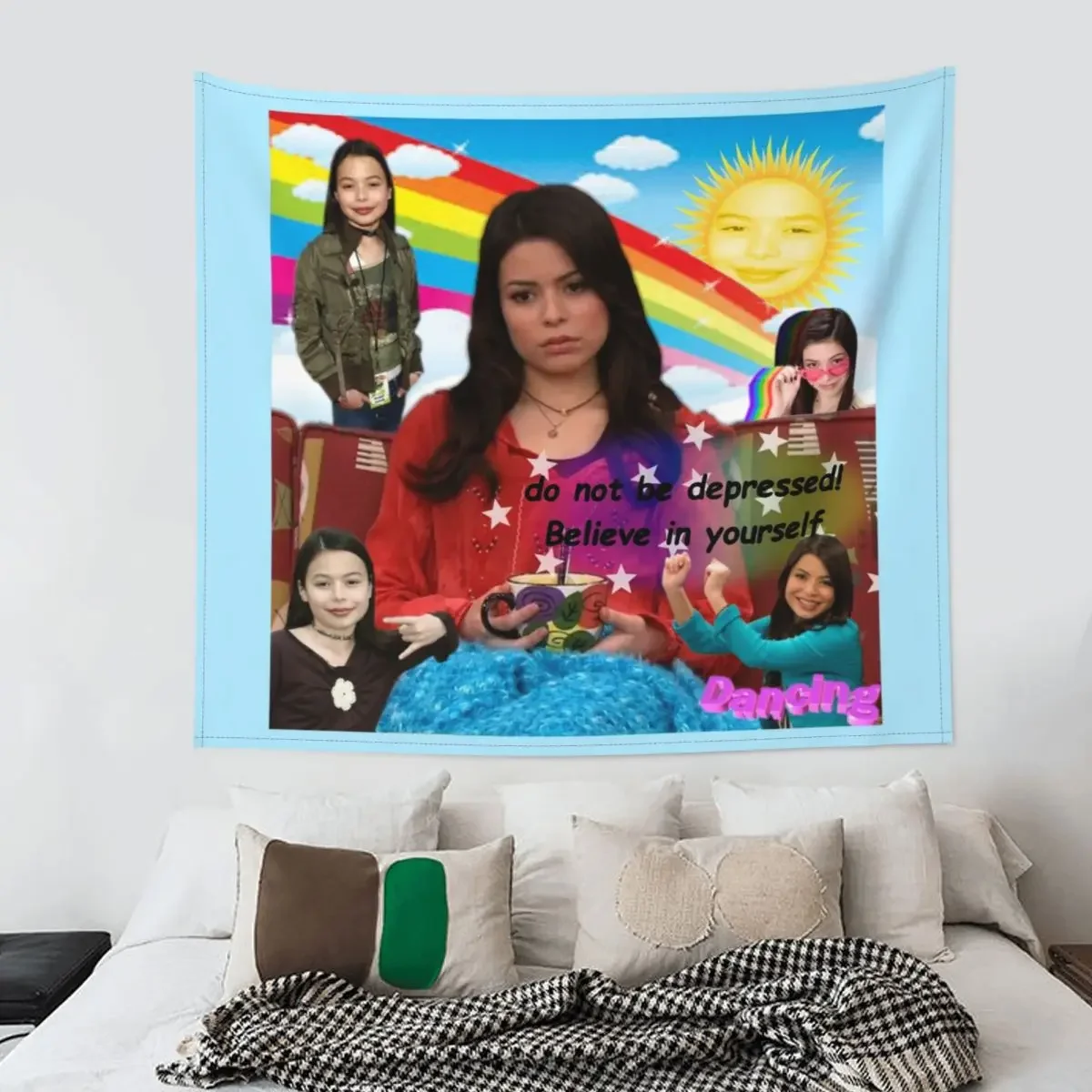 ICarly Miranda Cosgrove Recommends Tapestry Wall Hanging Hippie Polyester Tapestry Fantasy Blanket Room Home Decor