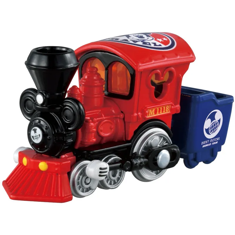 

Original TAKARA TOMY Dream Tomica Disney Motors DM-02 Dream Journey Mickey Mouse Steam Train 1/ Diecast Alloy Model with Rotat