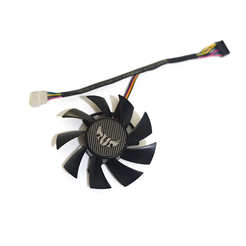 Original 3FAN 75MM 7PIN PLA08015S12HH Video card cooling fan，For ASUS GTX 1660、GTX 1660S、GTX 1660TI TUF、RX 5700、RX 5700XT TUF