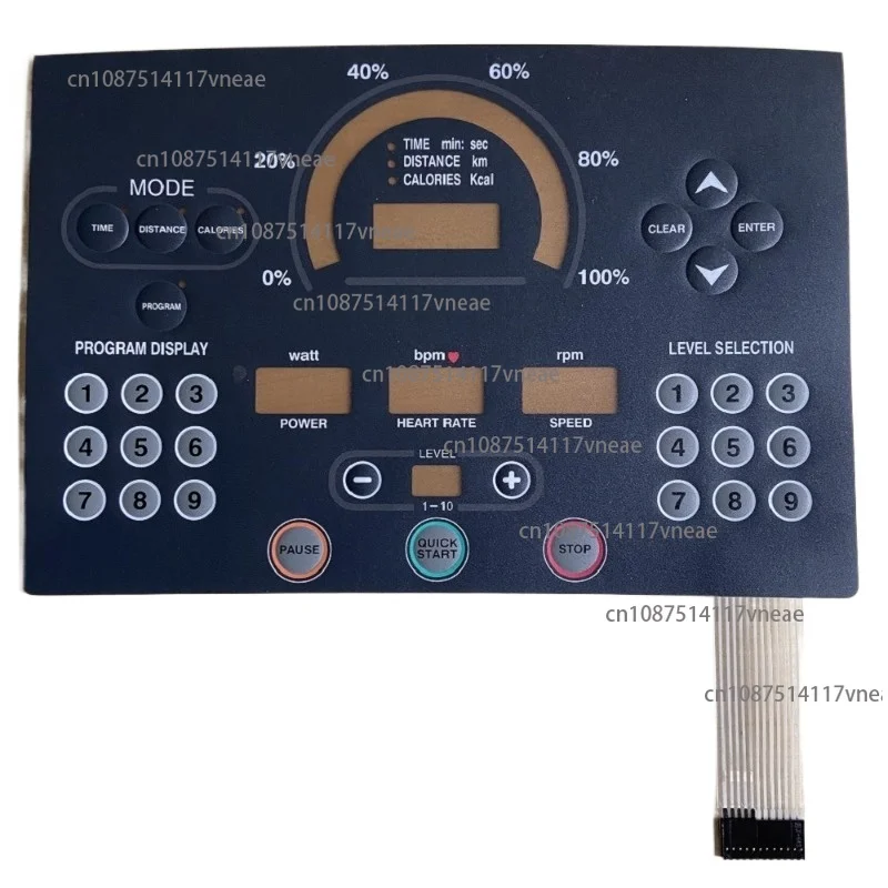 

Подходит для беговой дорожки, пленочная кнопка, сенсорная кнопка, панель прибора, кнопка управления, пленочная поверхность, наклейка