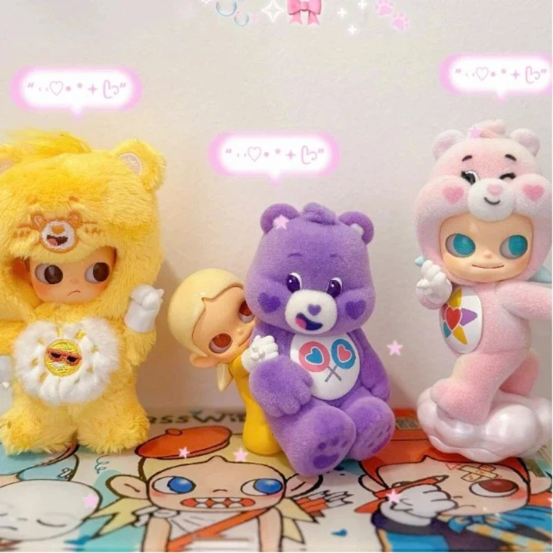 

Genuine New Pop Mart Zsiga Care Bears Series Blind Box Plush Action Figure Decor Cute Collectible Desktop Decoration Mystery Box
