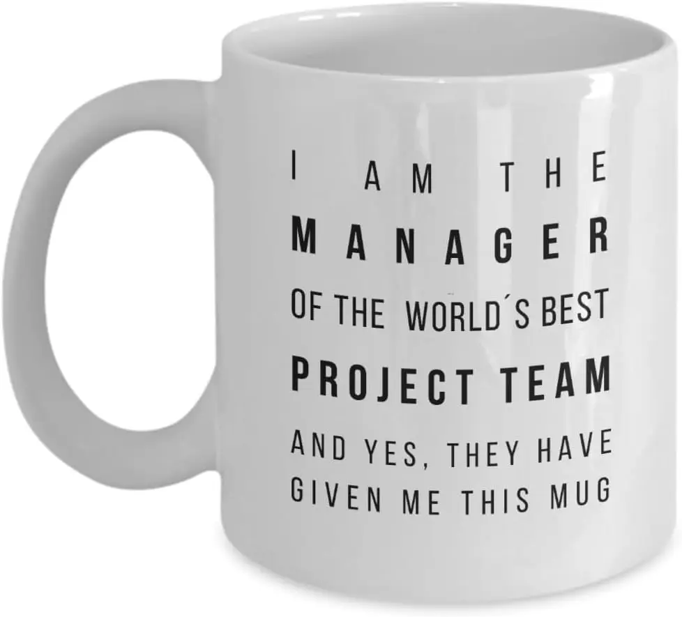 Men's mug 11 ounces, project management, gift for the boss lady, Boss leader, thank the boss gift