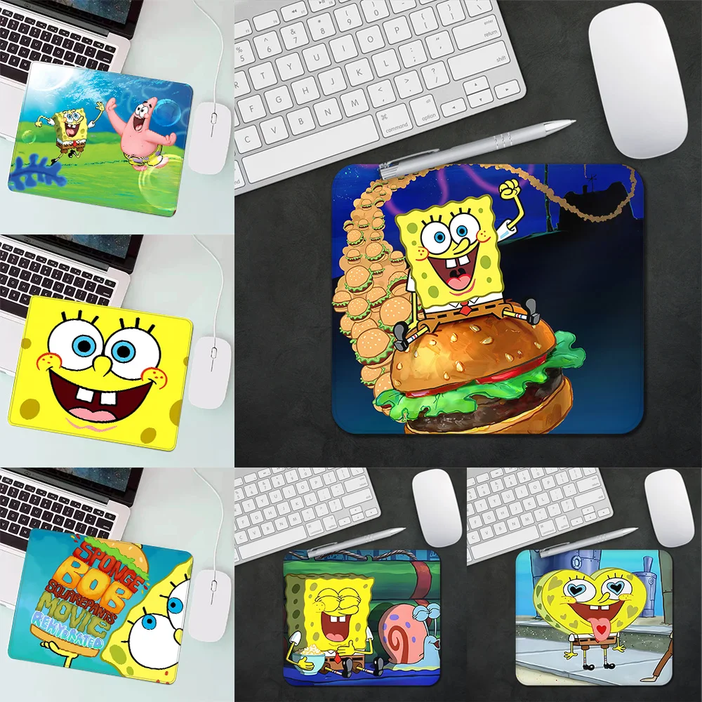 

Cartoon S-SpongeBob Gaming Mouse Pad XS Small Mousepad For PC Gamer Desktop Decoration Office Mouse Mat Deskmat Rug