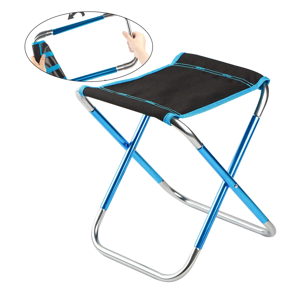 Folding Chair Lightweight Portable Outdoor Camping Stool Collapsible Beach Picnic Travel Foldable Stools Gaming Relaxing