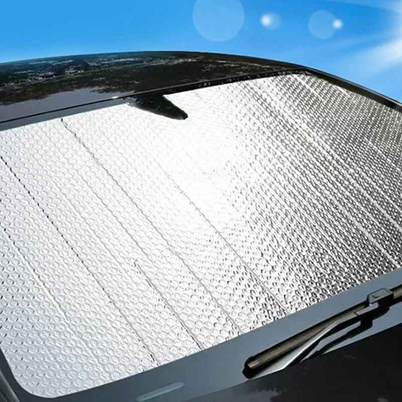 New Car Front Window Sunshade UV Protection Shade Sun Protector Windshield Visor Cover Auto Curtain Sunshade Accessories - view 4