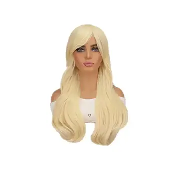 公主角色扮演假發生日禮物星期三芭比小美人魚辮子合成假髮萬聖節派對配件 8 最佳銷售 公主假髮 - №6