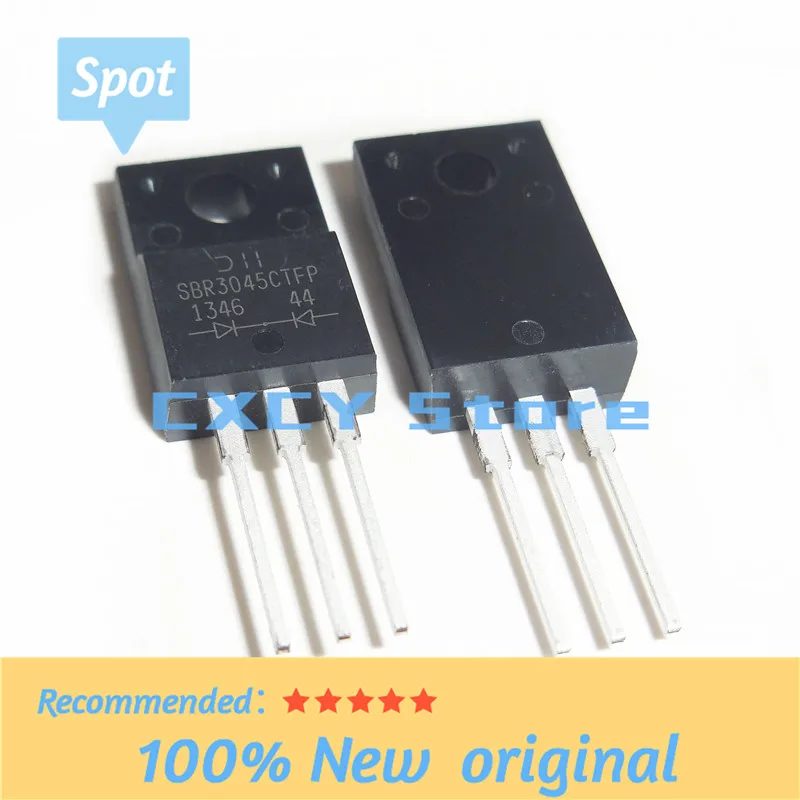 10Pcs/Lot SBR2040CTFP SBR20U40CTFP SBR10150CTFP SBR2060CTFP SBR2045CTFP SBR40150CTFP SBR3045CTFP NEW DIODE TO-220F