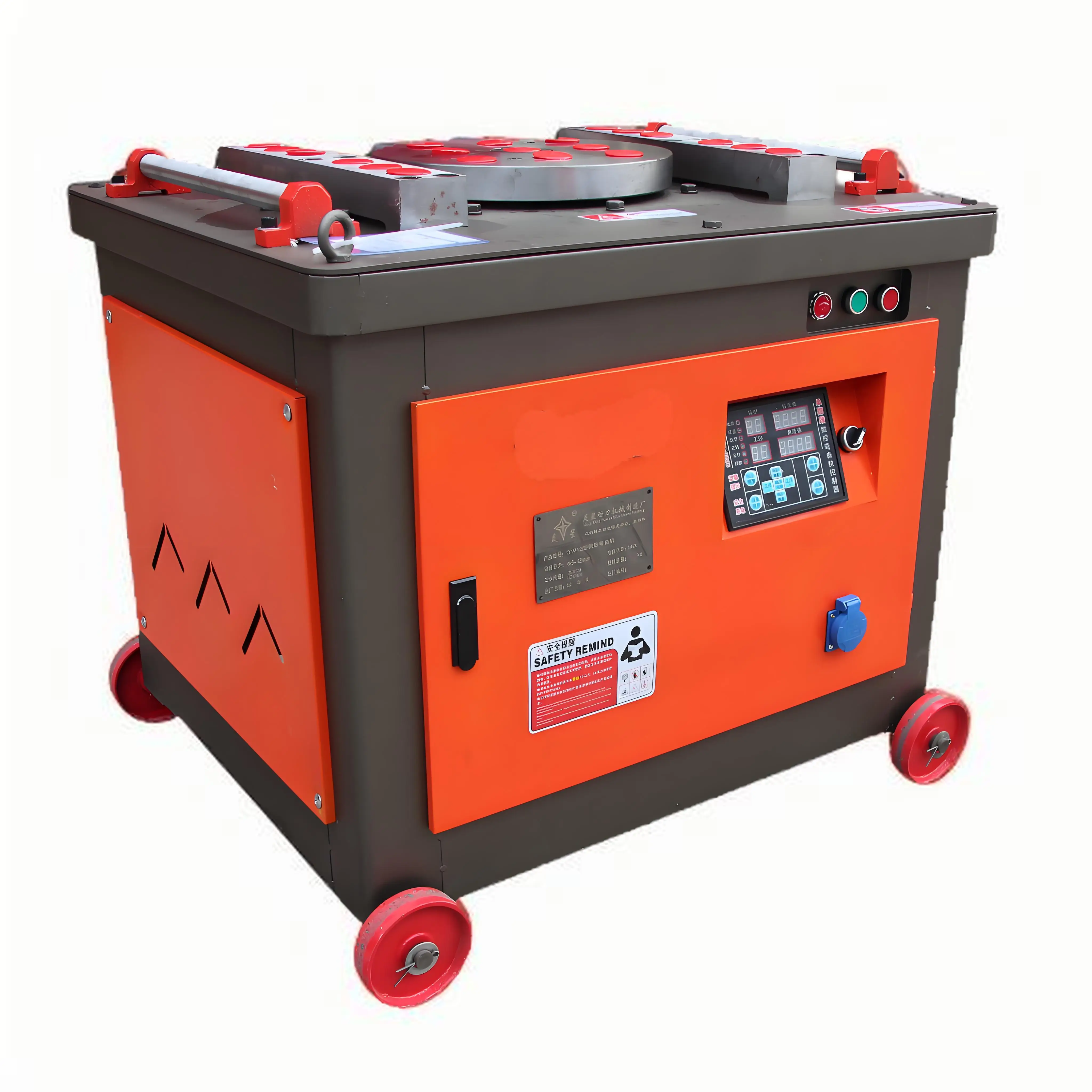 Customized Heavy-Duty CNC Steel Bar Bending Machine Round Steel Bender Manual Rebar Bender for Construction Industries