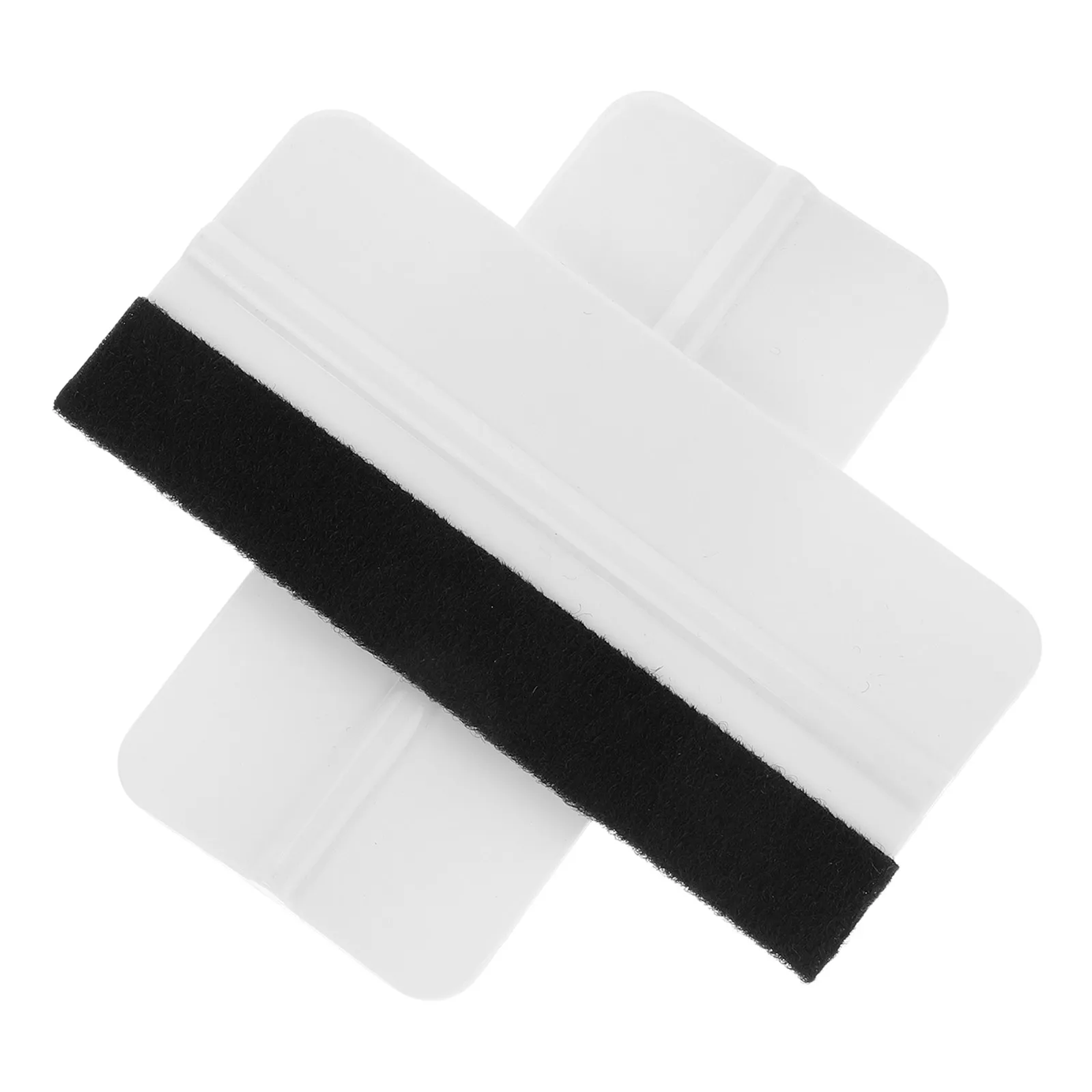 

2Pcs White Car Film Application Tool Vinyl Wrap Squeegee Glass Tint Scraper Wall Paper Smoothing Tool Plastic Window Film