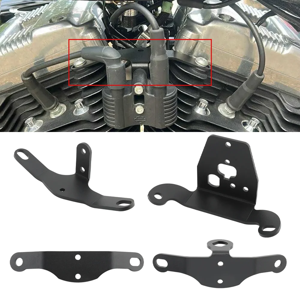 

Motorcycle Coil Ignition Key Relocation Bracket Kit For Harley Sportster XL883 1200 48 72 Forty Eight Seventy Two 2007-2022 2023
