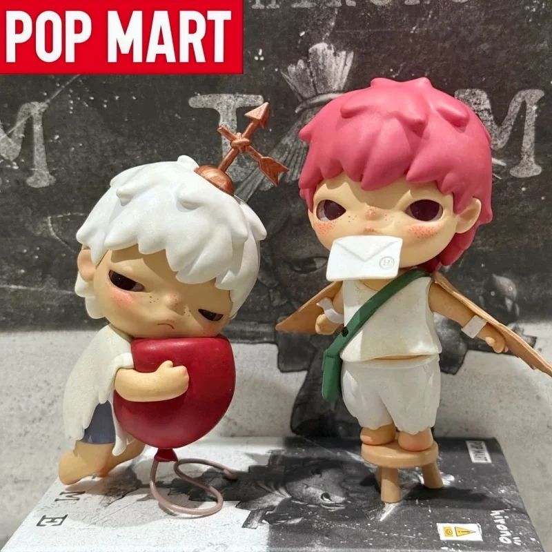 

POP MART Hirono The Mime Series Blind Box Anime Cartoon Figure Toy Doll kawaii guess Box Ornament Desktop Toy girl Holiday gift