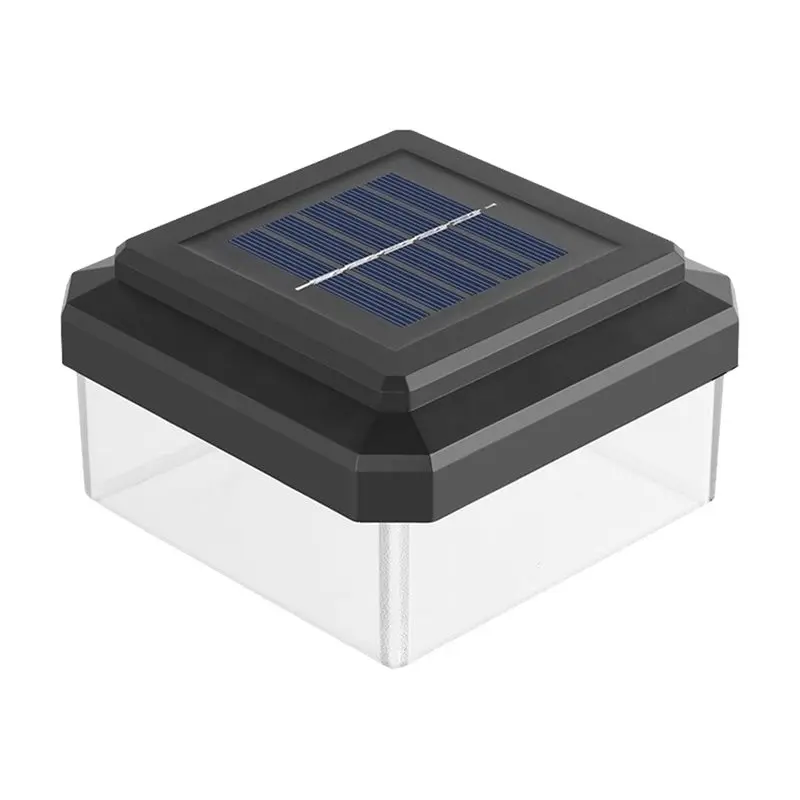 HRBAJ-Solar LED Post Cap Light For Outdoor IP65 Waterproof For Fence Deck Garden Landscape Pathway Lighting B