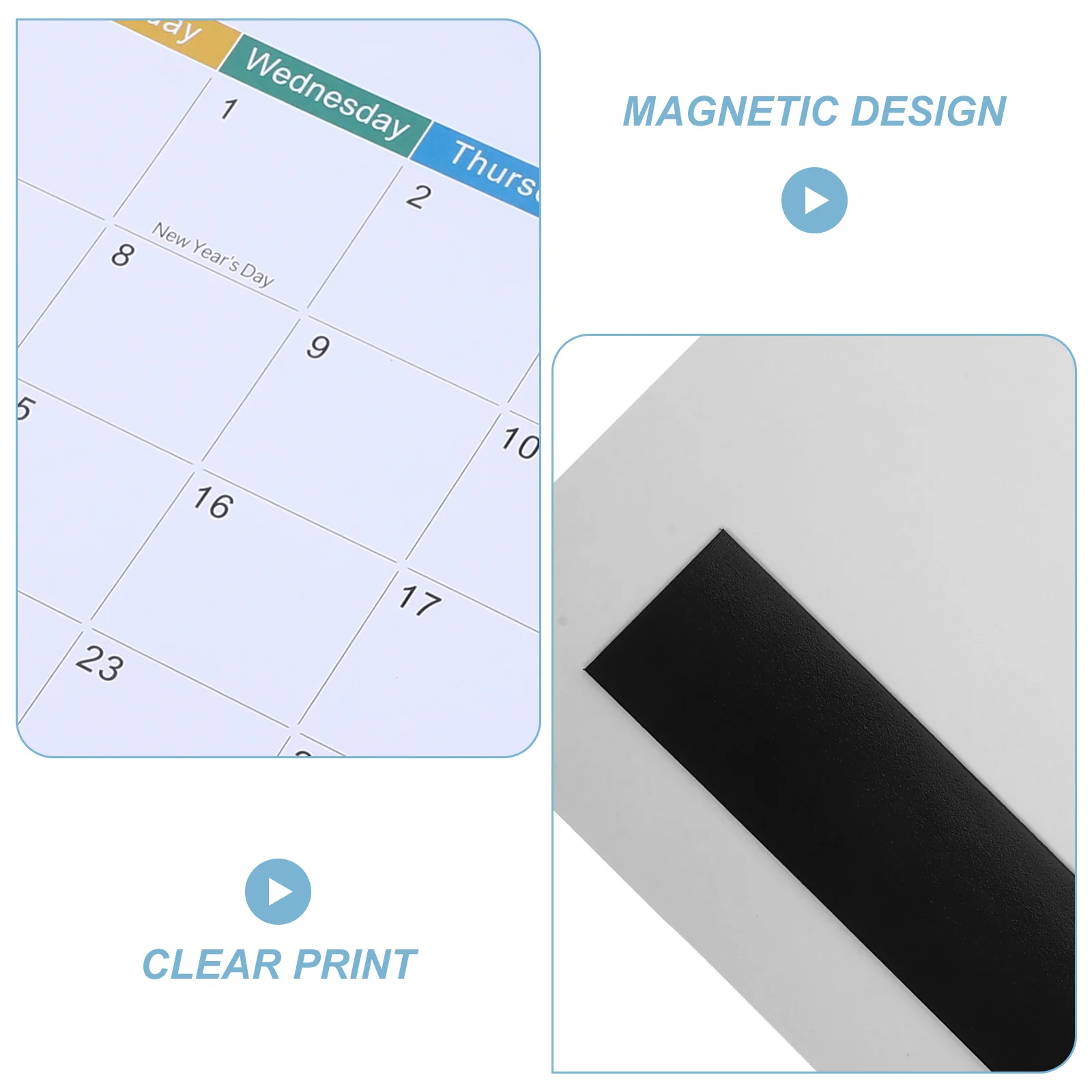 

Calendar Planner for Fridge Magnet Weekly Large Magnetic Refrigerator Calendars Monthly Kitchen