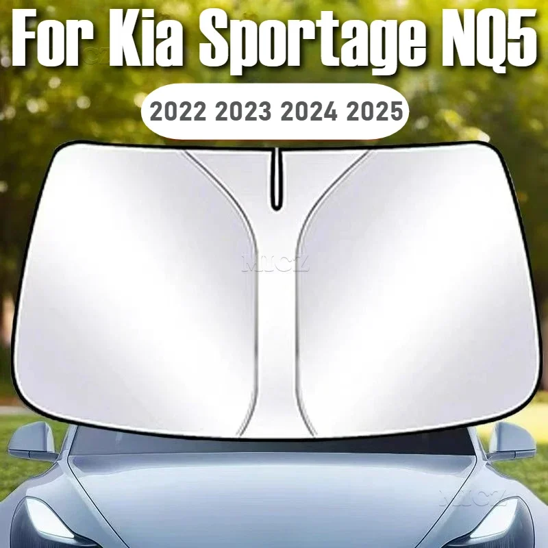 

Car Styling For Kia Sportage NQ5 2022 2023 2024 2025 Car Accessories Windshield Sunshade Cover Anti UV Protection Auto Parts