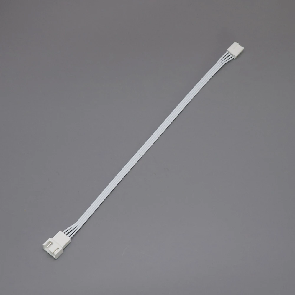 Angitu Full White 1x2x3x4x5x6x4pin Fan Extension Splitter Cable 4Pin PC CPU PWM Male to Female Cooler Fan Power Cable 25cm+15cm