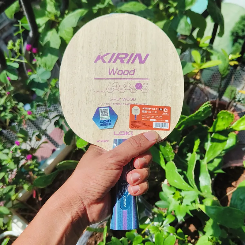 LOKI KIRIN K1-T Ping Pong Blade 5-Ply Wood Table Tennis Racket Blade FL Entry Level Training Table Tennis Base for Beginners image 6