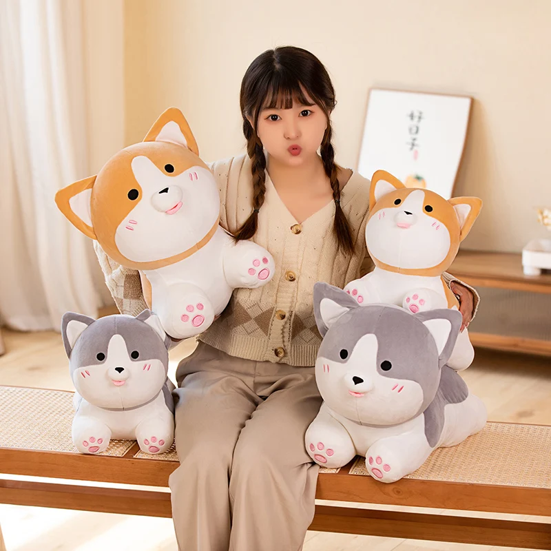 Shiba Lnu Plush Toys Soft Plush Stuffed Toys Cute Little Dog Plush Doll Gifts For Children