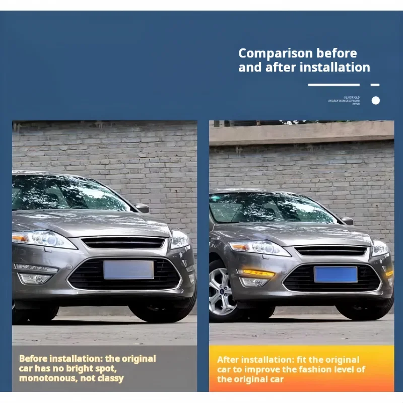 

ATGSA 11-13 для Ford Mondeo Win модифицированные специальные дневные ходовые огни, светодиодные передние фары, модификация дневных ходовых огней