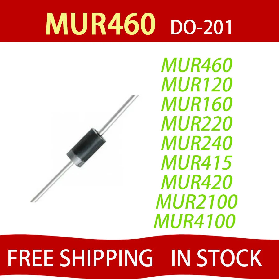 10pcs mur460r עושה-201 דיודה מורל 460 ציור קיר 120 מ