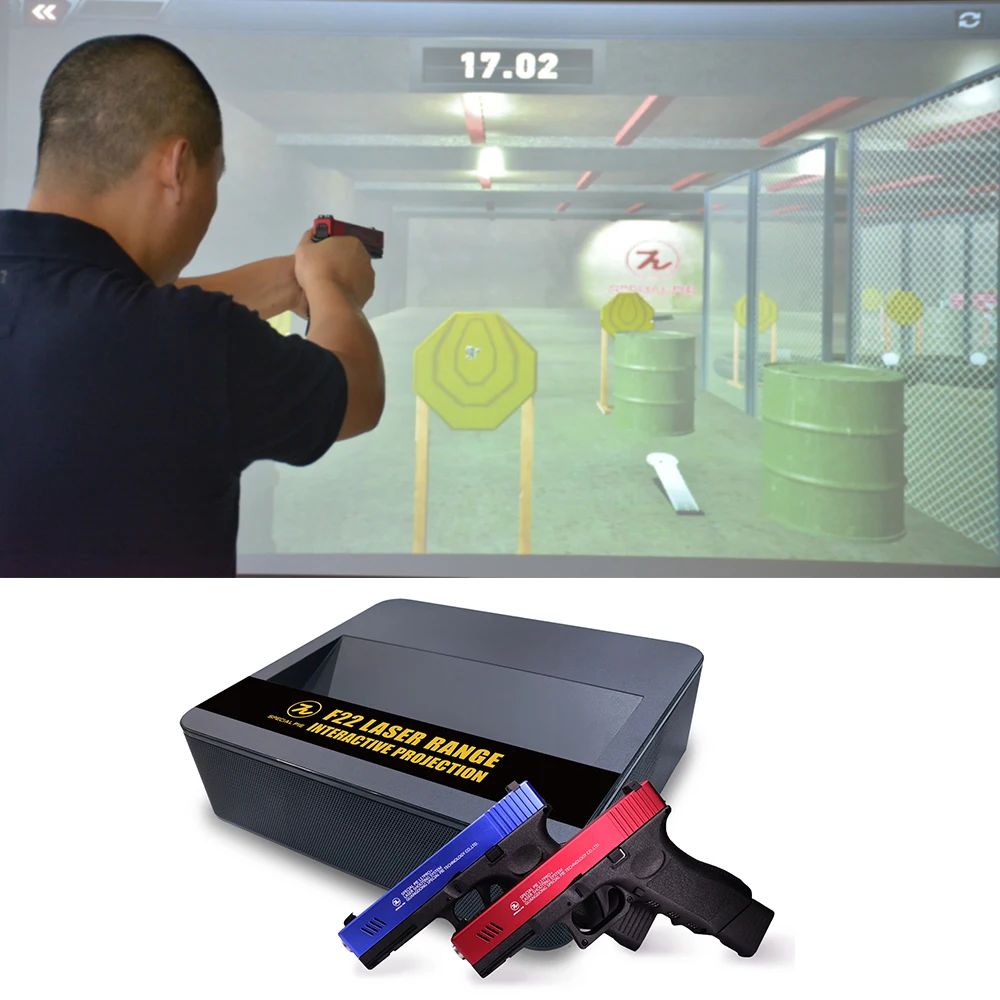 F22 Interactive Projection Laser Shooting Training System Tactical Laser Range for Hunting Police Officers And Shooters