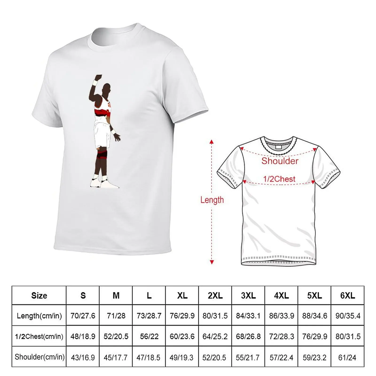 Dikembe Mutombo Finger Wag T-Shirt Creative Graphic Tee Shirt