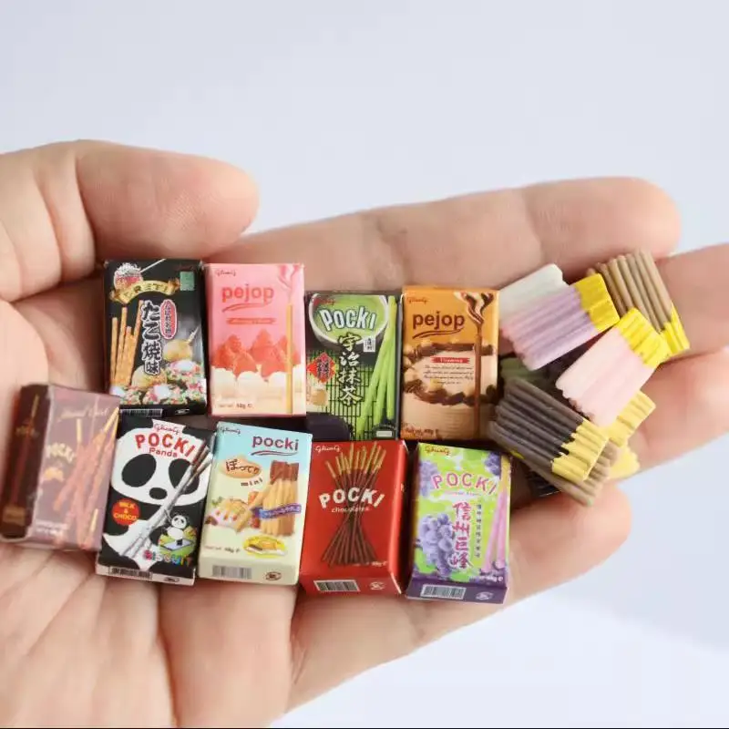 

Новинка 1 шт. масштаб 1/6 1/12 миниатюрный кукольный домик шоколадное печенье закуска для куклы Blyth BJD кухонные игрушки аксессуары «сделай сам» серьга