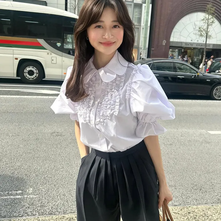 Japanese-style Unique Pleated Loose Casual Trousers2026 New Mid-length Pants Two Colors Available