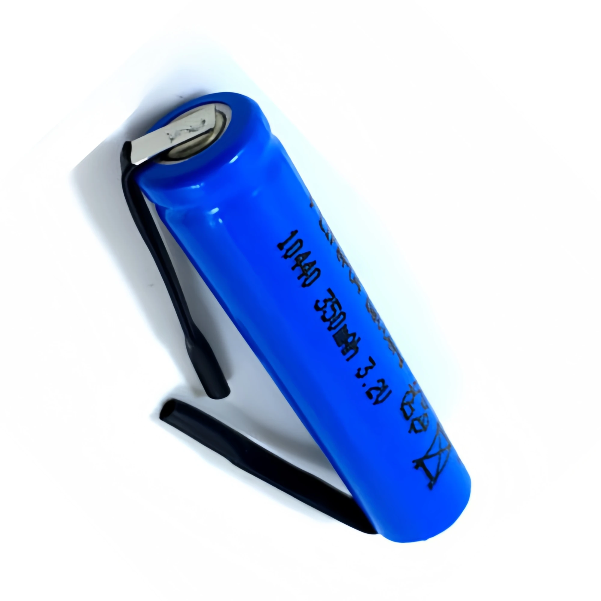 2PCS 10440 LiFePO4 battery 3.2V 350mAh AAA with solder tabs for Electric toothbrush Shaver Toy Beard trimmer Microphone Radio