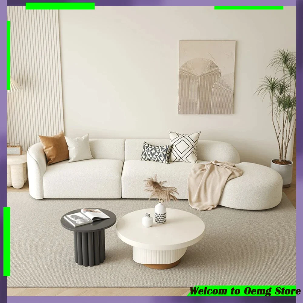 

Modern Curved Sectional Lazy Living Room Sofa Loveseat Stylish Kids Furniture Homefice Cozy Design Perfect Comfort Decoration