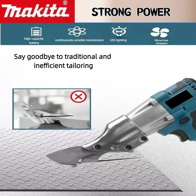 マキタ 18V バッテリー電動コードレスはさみ機プロフェッショナル金属切断ツール充電式シートシャーカッター