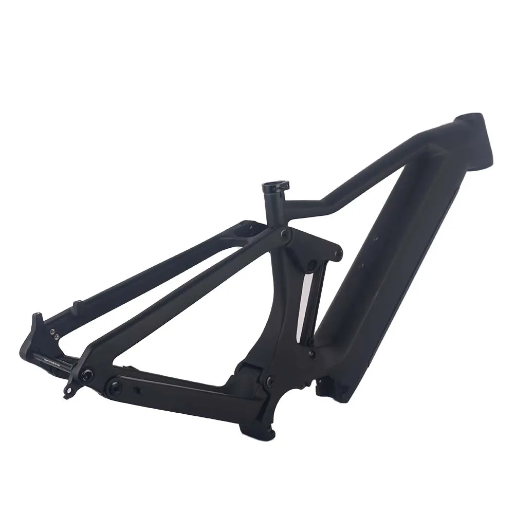 

New Arrival Rear Shock 205*57.5MM BAFANG F25 Carbon Mountain Ebike Frame Full Suspension for M510 Motor