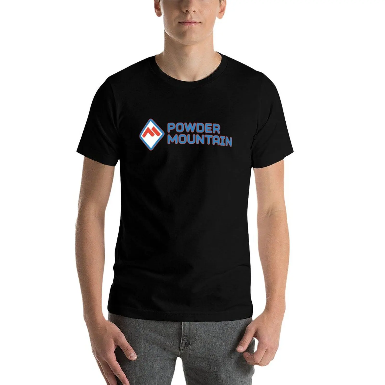 

Powder Mountain Ski Resort Fan T Shirt T-Shirt man t shirt graphic t shirts designer shirt man casual T-Shirt