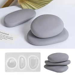 Irregular Special Silicone Mold DIY Handmade Stone Pebbles Jelly Soap Ornament Resin Mold Garden Bonsai Decoration Display Craft