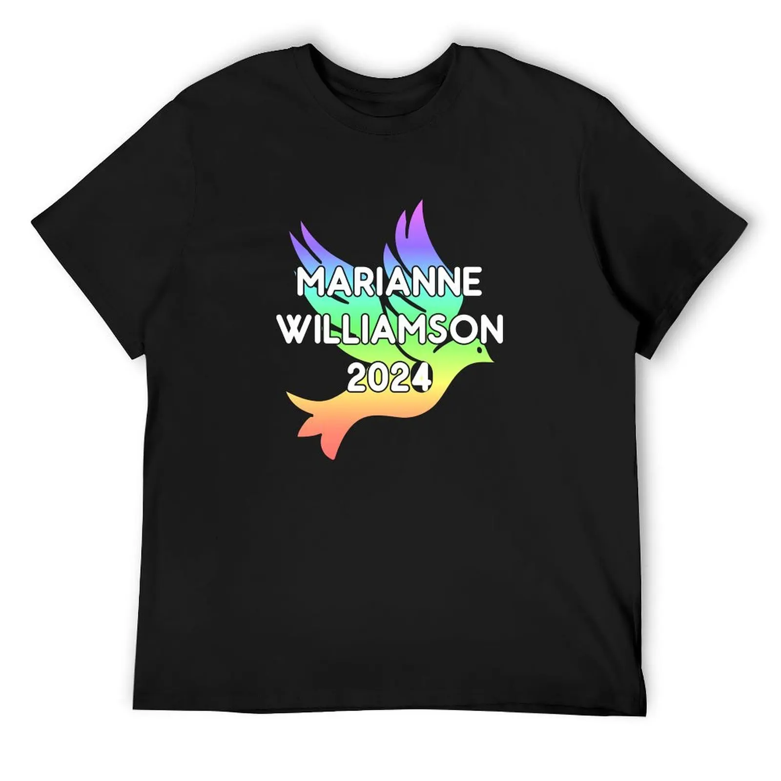 Marianne Williamson For President 2024 Rainbow T-Shirt animal prinfor boys basketball graphic tees mens t shirt graphic