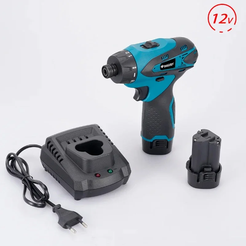 Electric Goddess 12V Electric Screwdriver Drill Impact Driver Adjust Torque Drill With 2000mAh With Battery Power Tools